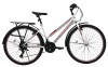 Bicicleta MTB dame Vision Elegance, culoare alb/roz, roata 26&quot;, cadru din otel Cod:252608000108
