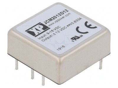 Convertor DC/DC 20W 9-18V la 12V/-12V THT foto