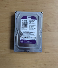 Hardisk HDD 1TB Western WD Purple 64MB SATA Supraveghere Surveillance DVR 3.5&amp;quot; foto