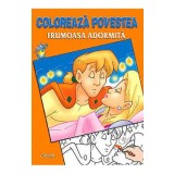 Coloreaza povestea: Frumoasa adormita