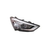 Far Hyundai Santa Fe (DM), 05.2012-, partea Dreapta, electric, tip bec H7+H7, cu motoras, cu lumini de zi pe LED, Depo