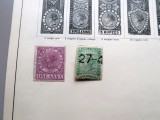 Lot 2 timbre fiscale clasice India Britanică (British India) &ndash; Government of India / Telegraph -A42