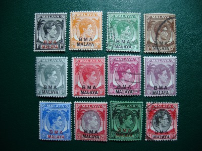 MALAYA BMA GEORGE VI foto