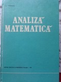 Analiza Matematica O. Stanasila (1981) - Editura Didactica si Pedagogica, Hardcover, 470 pagini
