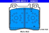 ATE 13.0460-9033.2 set placute frana,frana disc