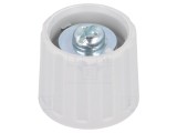 Buton rotativ poliamidă gri &Oslash;6mm ax fin 20-70&deg;C
