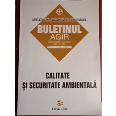 Buletinul AGIR 2-3/2010 - Calitate si securitate ambientala