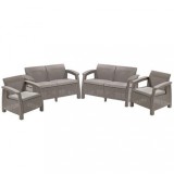 Cumpara ieftin Set de mobilier de grădină Corfu Rest cappuccino