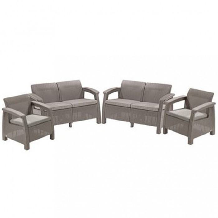 Set de mobilier de grădină Corfu Rest cappuccino