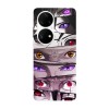 Husa compatibila cu Huawei Nova Y70 model Naruto Eyes Jutsu, Silicon, TPU, Viceversa, Transparent, Carcasa