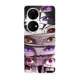 Husa compatibila cu Huawei Mate 40 Pro model Naruto Eyes Jutsu, Silicon, TPU, Viceversa, Transparent, Carcasa
