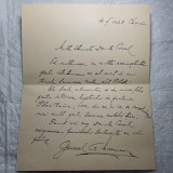 SCRISOARE TRIMISA DE GENERALUL G.MARINESCU CATRE CONS. POLONEZ LA CHISINĂU 1938.