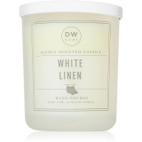 DW Home Signature White Linen lum&acirc;nare parfumată 434 g