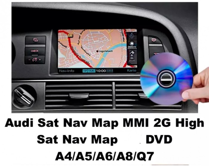 AUDI DVD Harti Navigatie AUDI MMI 2G Europa ROMANIA Gps Audi Mmi 2g