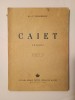 Al. O. Teodoreanu - Caiet (versuri) (ediția a II-a, 1943)