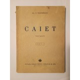 Al. O. Teodoreanu - Caiet (versuri) (ediția a II-a, 1943)