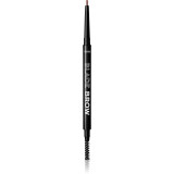 Revolution Relove Blade Brow creion pentru sprancene cu pensula culoare Brown 0,1 g