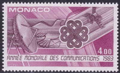 C2894 - Monaco 1983 - Comunicatii neuzat,perfecta stare foto