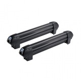 Suport schiuri auto Cruz Dark 4 pentru 4 perechi, montaj pe bare