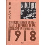 Desavarsirea unitatii national - statale a poporului roman. Recunoasterea ei internationala - Documente interne si externe (februarie 1920 - decembrie