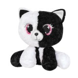 PLUS PISICA NEGRU CU ALB 25CM SuperHeroes ToysZone
