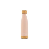 Sticla termoizolanta calatorii bambus Nava 500 ml roz,