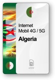 ESIM Internet Algeria, valabil 7 zile, trafic Nelimitat, Premium