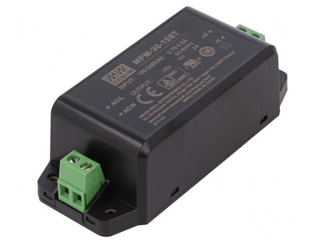 Alimentator Modular 30W 15V DC 2A