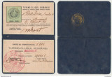 TCR Touring-Clubul Romaniei legitimatie de membru cu timbru de cotizatie 1929