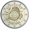 Slovacia 2 Euro 2012, 10 Ani Euro 2002, UNC, Numismatica, Moneda Comemorativa