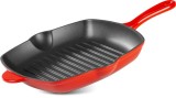 Tigaie grill din fonta emailata MagicHome Castora 27x27 cm