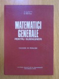 D. Filipescu - Matematici generale pentru generale pentru subingineri