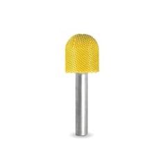 Tvar Valec s Gu&Auml;&frac34;at&Atilde;&frac12;m vrcholom pr-16mm stopka 6mm, Granulatie Saburr FINA - GALBENA
