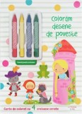 Cumpara ieftin Colorăm desene de poveste - Paperback - Disney - Litera mică