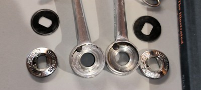 MANETE VINTAGE PT. SCHIMBATOARE PRINDERE BRAZE ON SHIMANO DURA ACE. foto