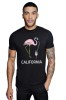 Tricou barbati negru - California - S, THEICONIC