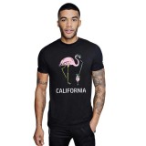 Tricou barbati negru - California - XL