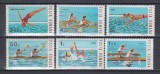 ROMANIA 1983 LP 1081 SPORTURI NAUTICE SERIE MNH, Nestampilat