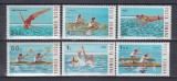 ROMANIA 1983 LP 1081 SPORTURI NAUTICE SERIE MNH, Nestampilat