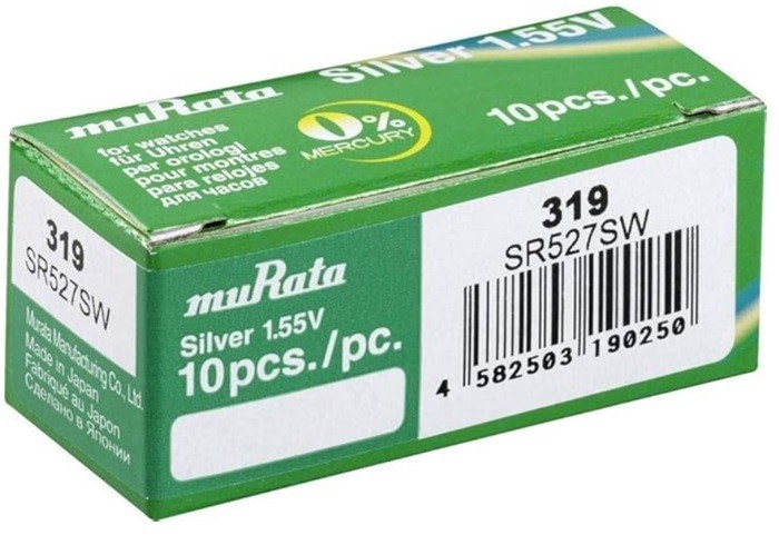 Pachet 10 baterii pentru ceas - Murata SR527SW - 319