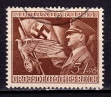 ✅ (S43) Germania Reich 1944 &quot;30 ianuarie - ziua preluarii puterii de Adolf Hitler &quot; serie completa Michel 865, stampilat ( diverse stampile ! )