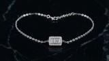 Cumpara ieftin Bratara din Argint 925 , zGlow Emerald Cut, cu Insertie Baguette E i Halo de Zirconii]