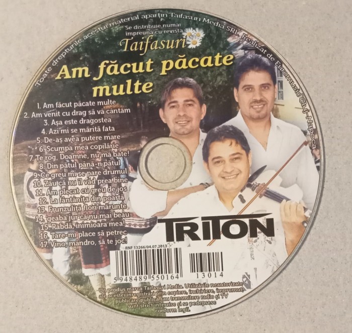 CD Triton Am facut pacate multe revista Taifasuri