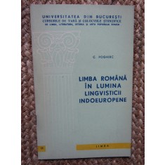 LIMBA ROMANA IN LUMINA LINGVISTICII INDOEUROPENE de CICERONE POGHIRC