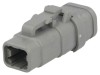 Conector Cablu-Cablu DEUTSCH DTM06-4S-E007, 4 Pini, IP68, Mufa Mama, Montare pe Cablu, Gri