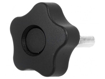 Buton de Reglare &amp;Oslash;40mm M8 Negru foto