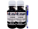 Set Flacone Cerneala Ink-Mate Compatibil Canon Canon GI41 ( 2x100ml Black) + Pix CNX567 si Pix cu gel
