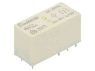 Releu Electromagnetic SPDT 24VDC 16A foto
