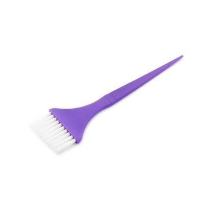 Pensula pentru vopsit parul, culoare violet foto