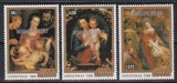 Cook Islands1987-Picturi de Rubens,Supratipar &bdquo;URRICAN RELIEF&rdquo; și suprataxat,MNH, Nestampilat